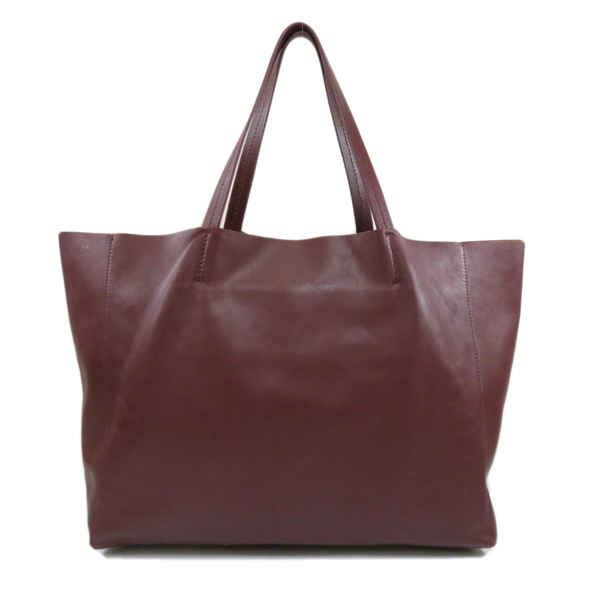 Celine Tote White Cabas Horizontal Bag Calfskin